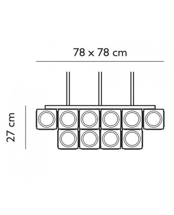 Lee Broom Chant 2-Tier Chandelier